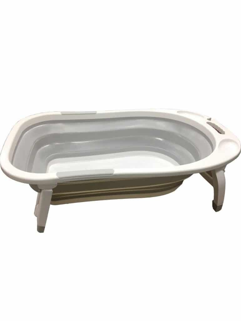 banera de bebe plegable rosa