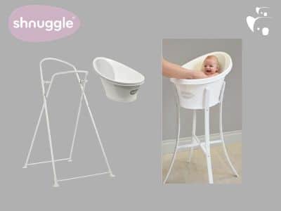 banera de bebe shnuggle con patas