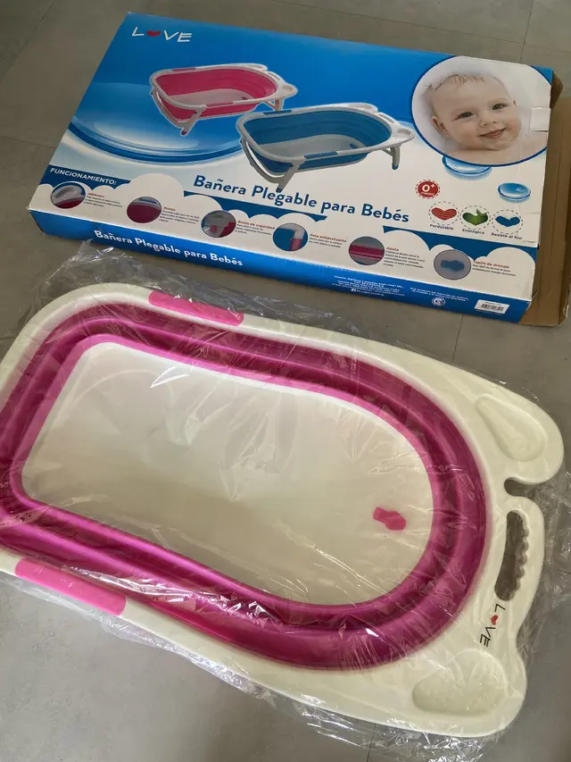 Homcom - Bañera plegable bebé Cocodrilo, Bañeras