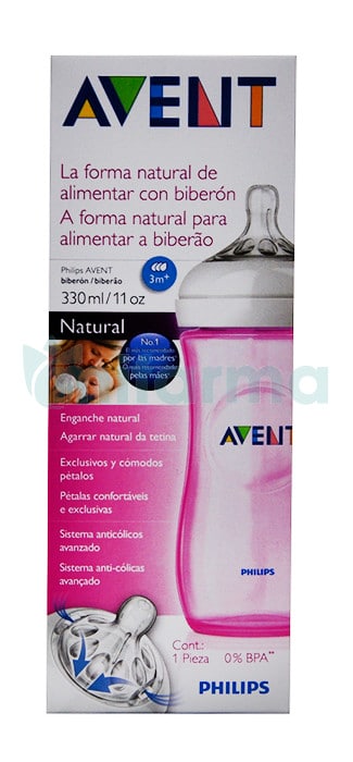 biberon avent natural 3 meses