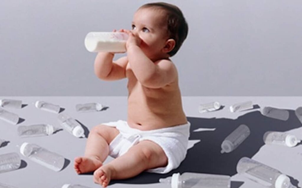biberon bebe 1 semana