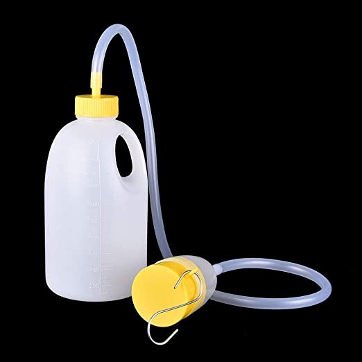 biberon con tubo