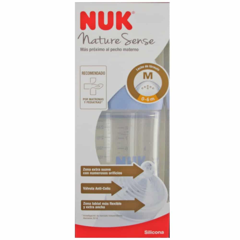 biberon nuk nature sense