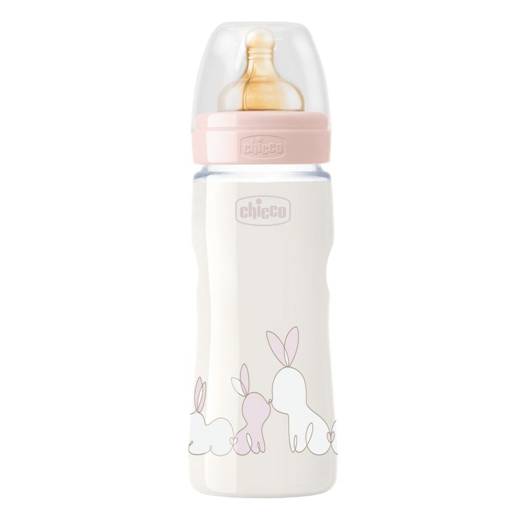 biberon vidrio chicco latex