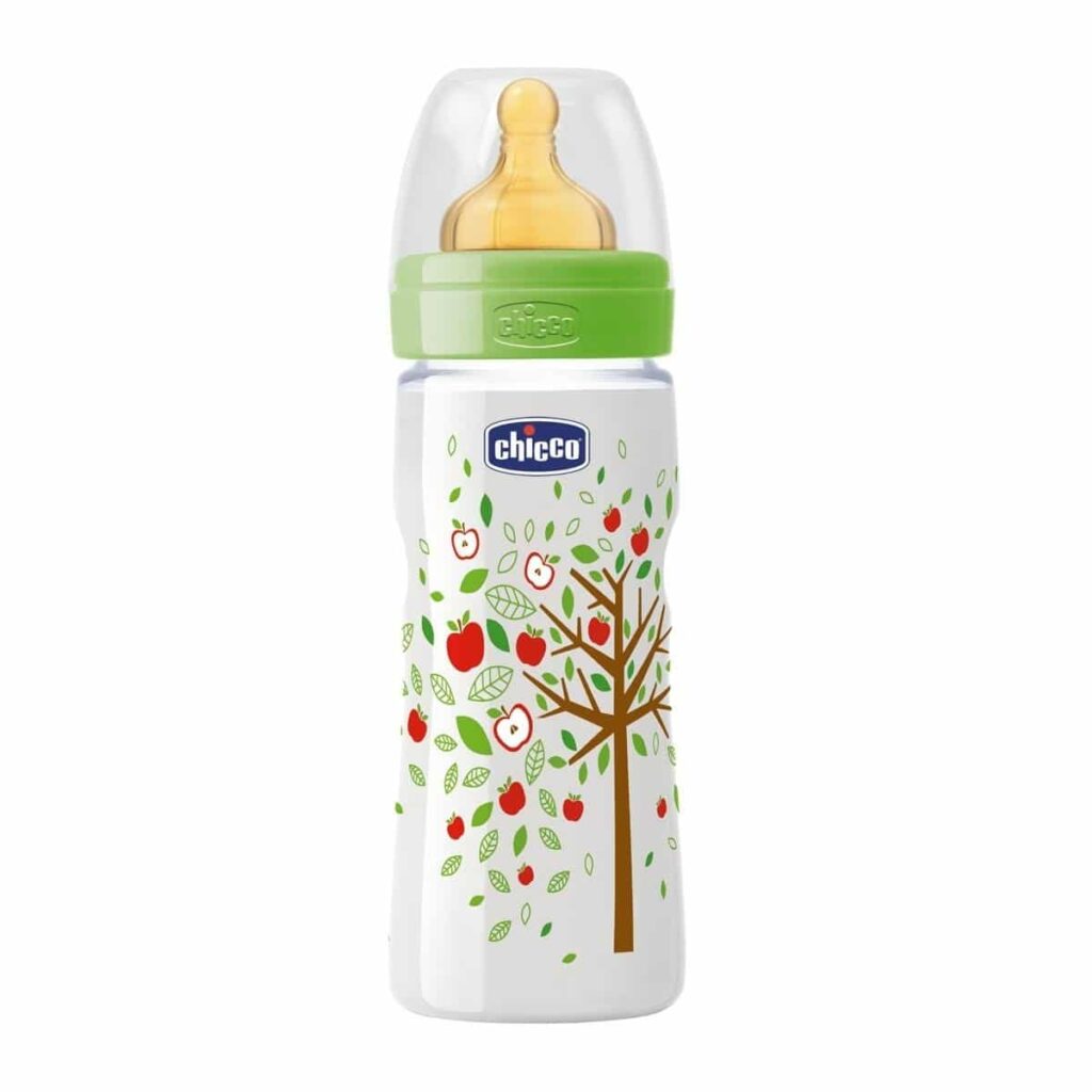 biberon well vidrio latex