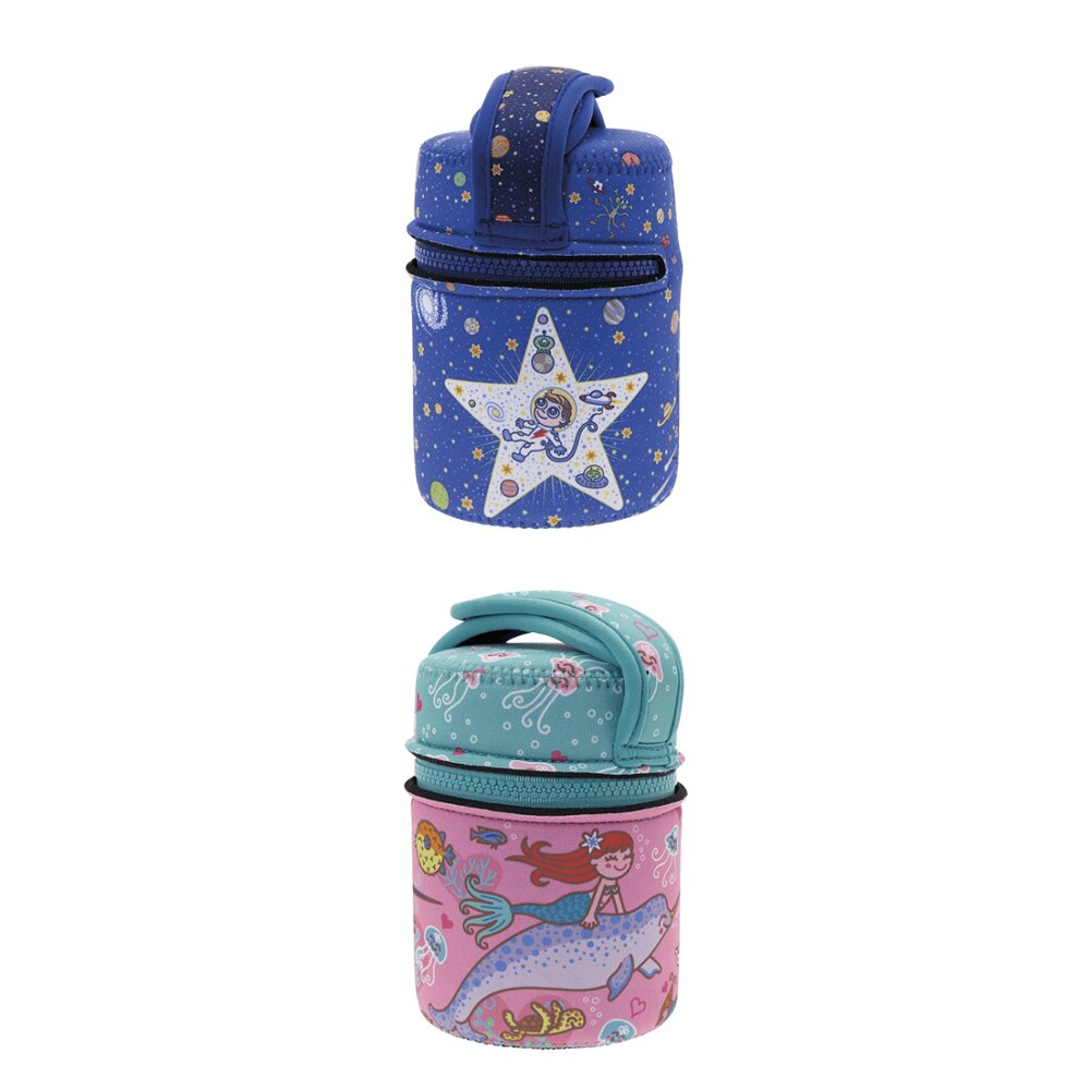 termo comida bebe con funda