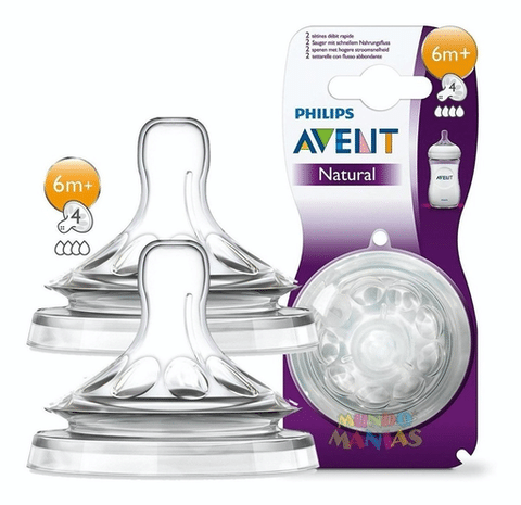tetina avent natural 4 orificio