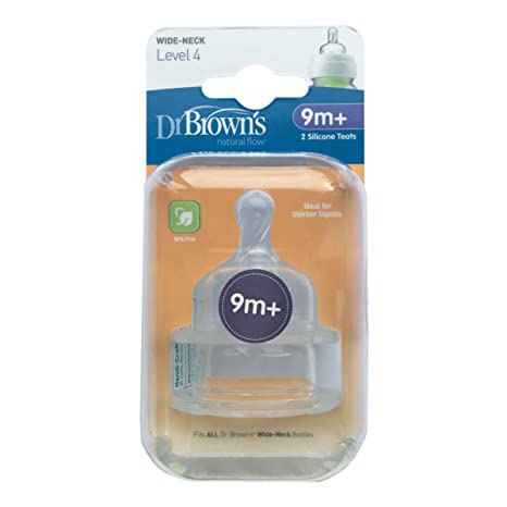 tetina dr brown boca ancha nivel 4