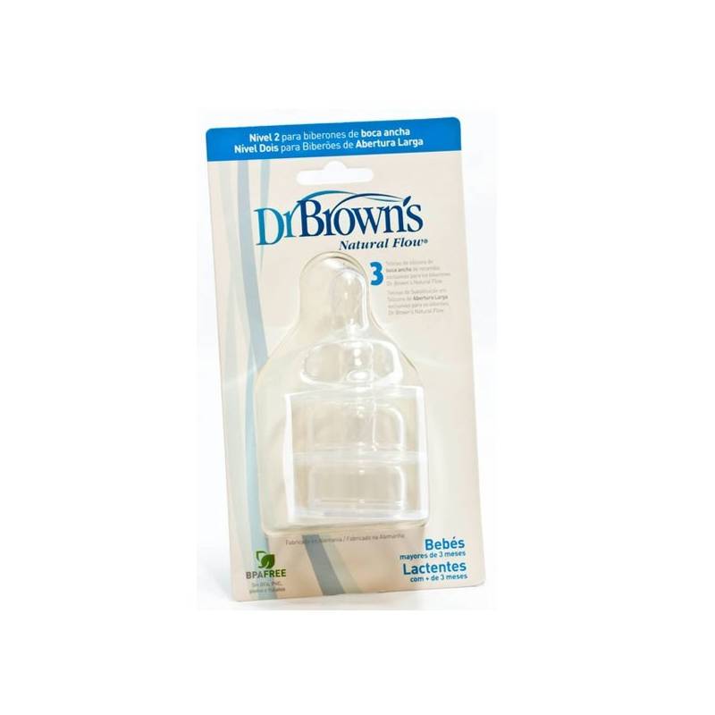 tetina dr brown natural flow