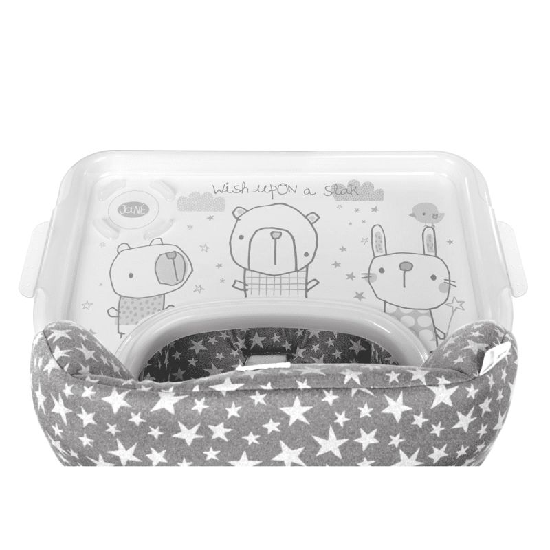 trona convertible jane activa evo estrellas gris blanco