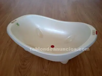 Toral Bañera Bebe con Cojín Comoda, Facil de Guardar, con Tapón Indicador  de Temperatura y Patas Antideslizantes - Bañera Bebé Plegable Portatil - Asiento  Bañera Bebe modelo Eclipse : : Bebé