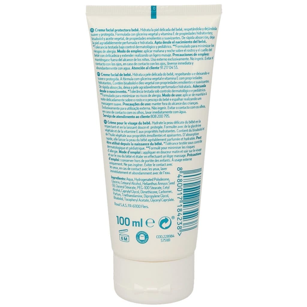 crema bebe tubo