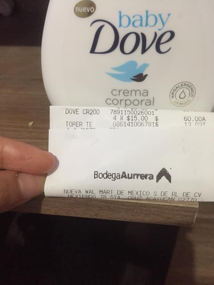 Crema Corporal Baby Dove