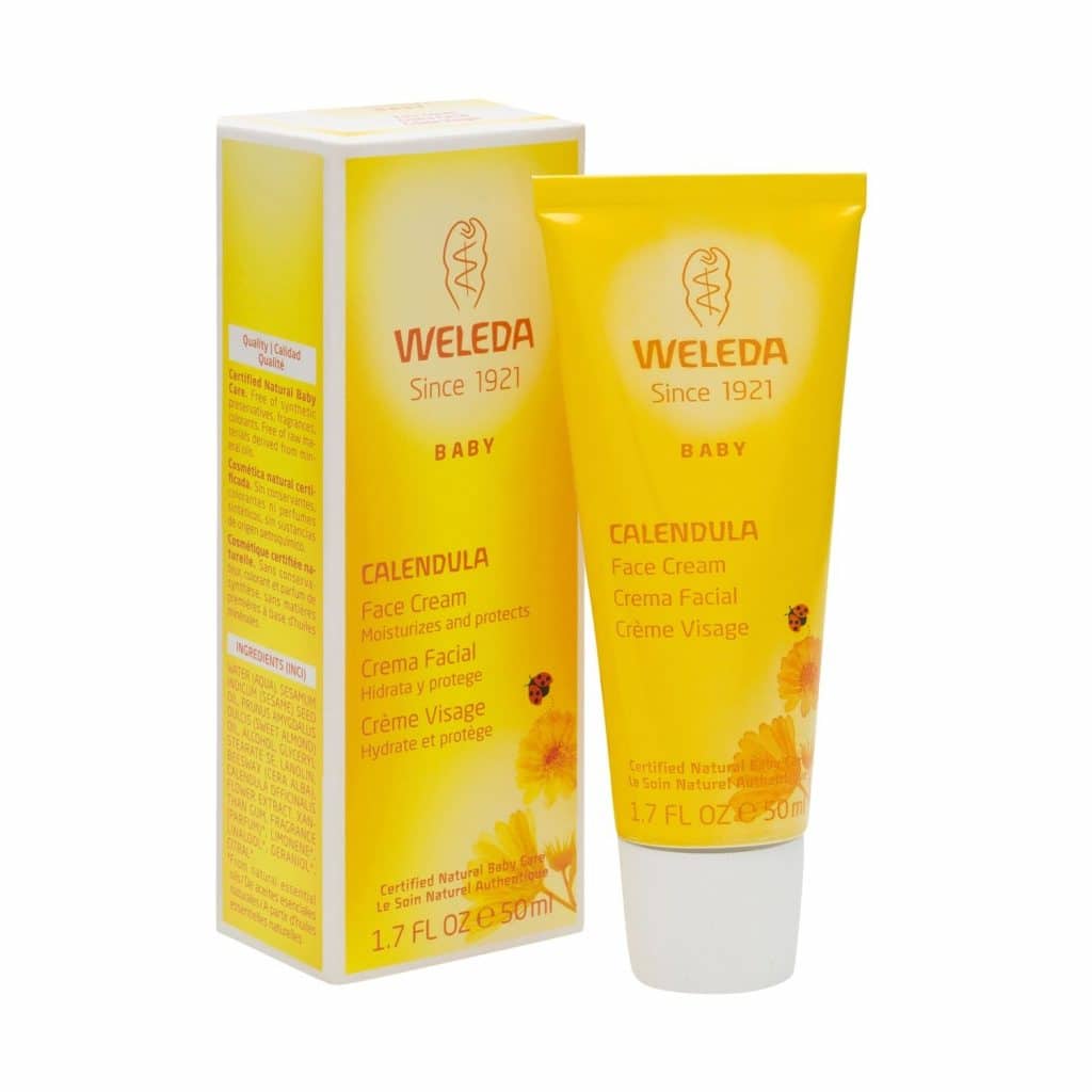 crema facial bebe calendula weleda
